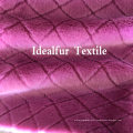 100% Polyester Embossed Imitation Rabbit Fur